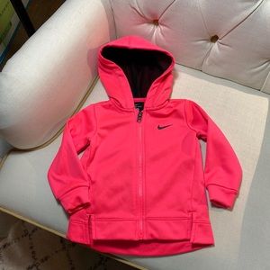 2/$15 Nike Zip Up Dri-Fit Hot Pink Hoodie Jacket 12 Month